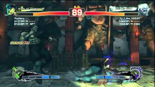 SSF4 AE Ranked Matches PSN Psyfiery vs randoms 140
