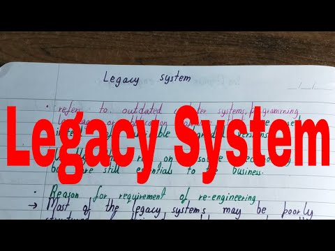 Legacy System|Legacy system