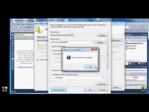 Connection of Visual Basic 2010 to SQL Server Tutorial by Jan rafhael valdez