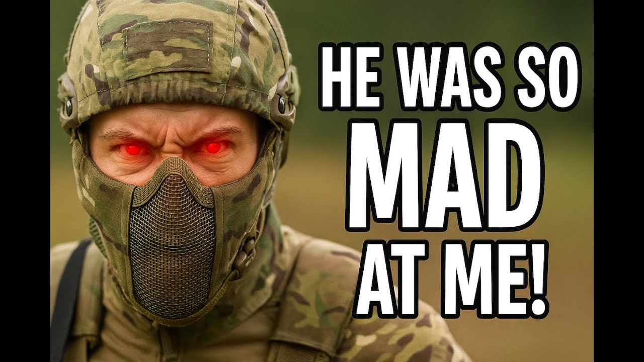 He was so mad at the poor Ghillie 