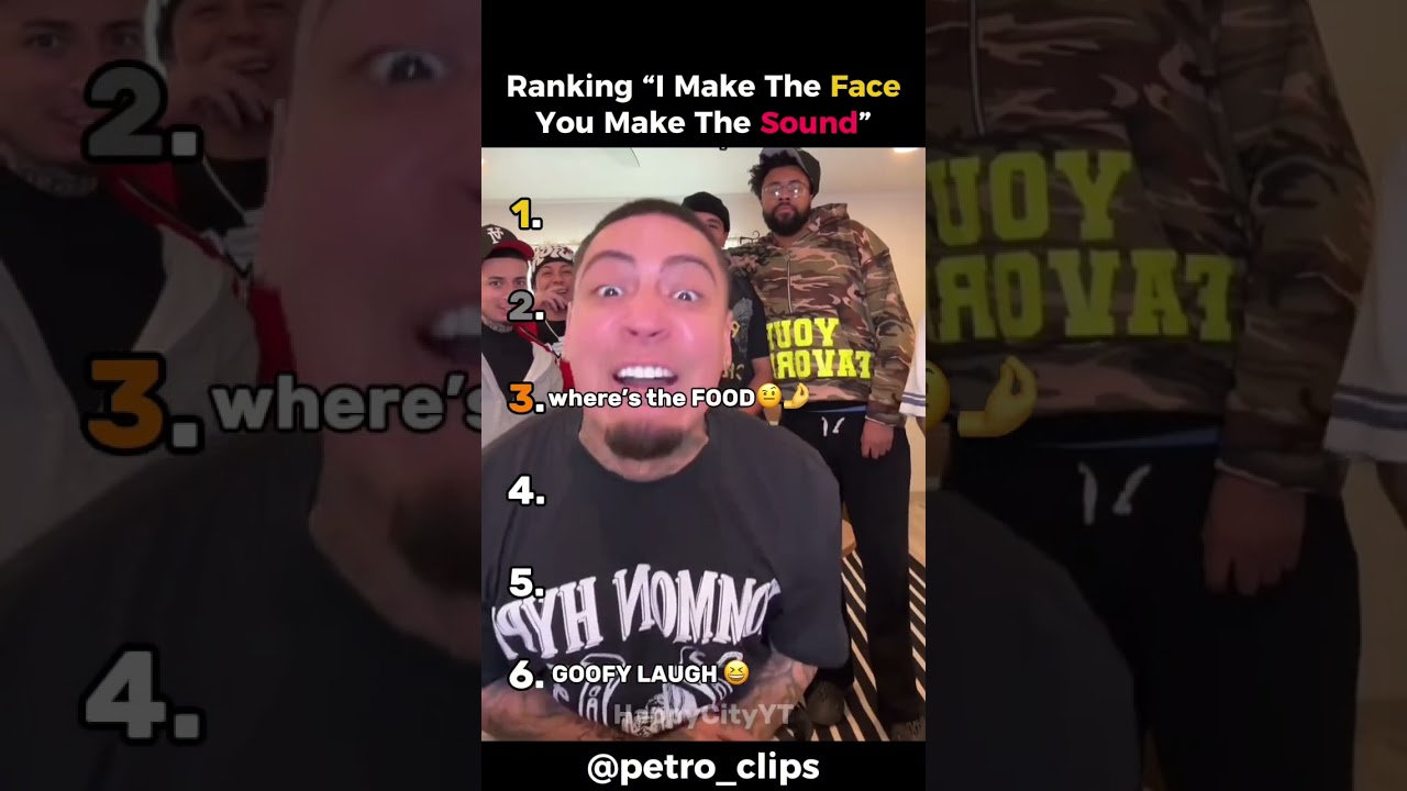 Ranking “I Make The Face You Make The Sound” Trend🥳