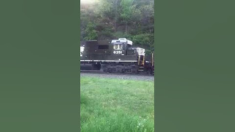 NS Helper Set on 534 at Horseshoe Curve. May 25, 2013