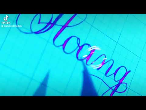 Video Viết tặng tên Hoàng Yến - youtube
