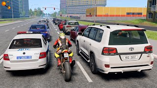картинка: ПРОБКИ НЕ ПОМЕХА! МЕЖДУ РЯДАМИ МАШИН НА БОЛЬШОЙ СКОРОСТИ | BeamNG.drive