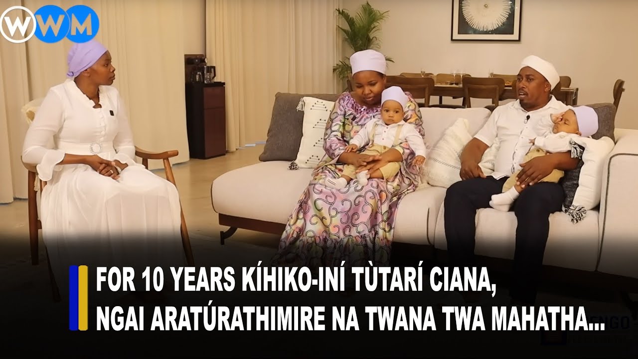 For 10 years kíhiko-iní tùtarí ciana, Ngai aratúrathimire na twana twa mahatha...