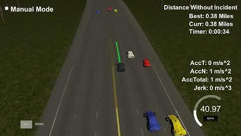 highway path planning - real-valued collision cost function