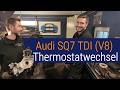 Audi SQ7 TDI (V8) Thermostatwechsel - Gesamte Front muss raus?! #Audi #AudiSQ7 #Autos #Autoreparatur