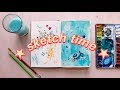 Sketchbook 6 (no music) | 45 min real time sketching session!