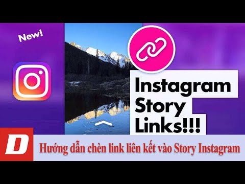 Video Hướng dẫn chèn link liên kết vào Story Instagram - youtube