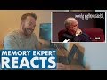 MEMORY EXPERT reacts to MONTY PYTHON MEMORY SKETCH