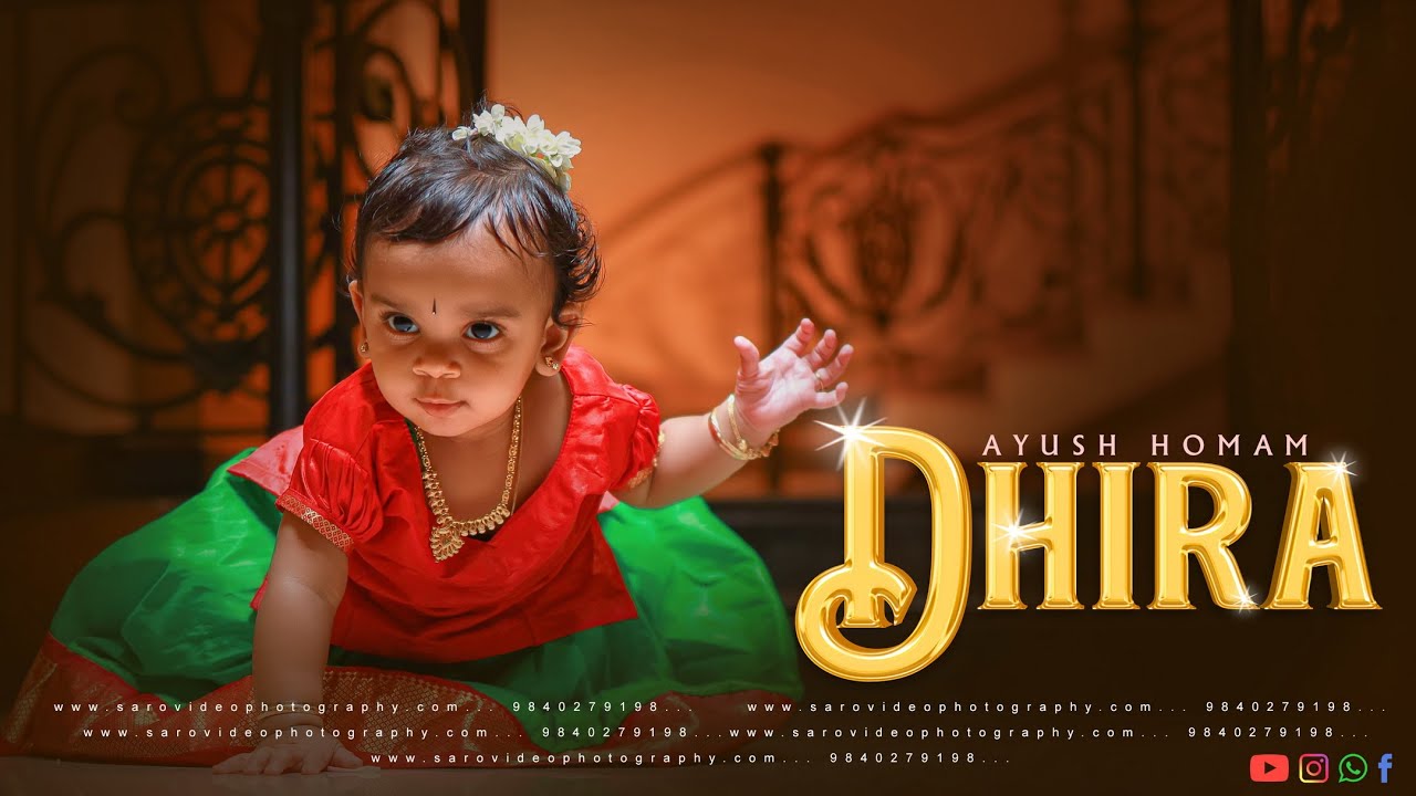Ayush Homam Cinematography  of "DHIRA" | Saro Video Photography