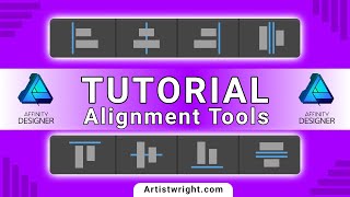 Affinity Designer Tutorial - Align and Distribute with Alignment Tools