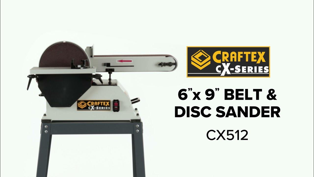 6” x 9" Belt and Disc Sander Combo (CX512) Craftex CXSeries from Busy