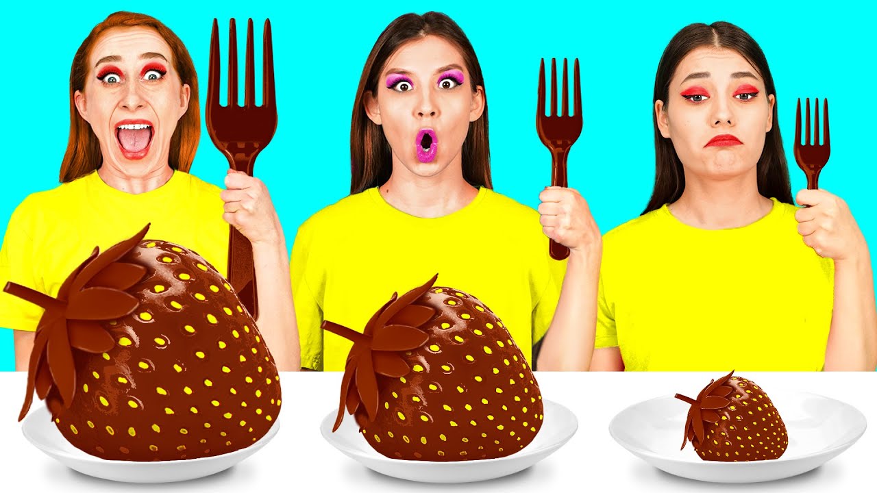 Big, Medium and Small Plate Challenge | Funny Moments by ChallengeTeen ...