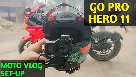 Making The Best Moto Vlogging Setup With GO PRO HERO 11 2023