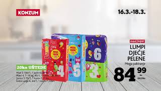 Konzum vikend akcija (16.3.-18.3.)