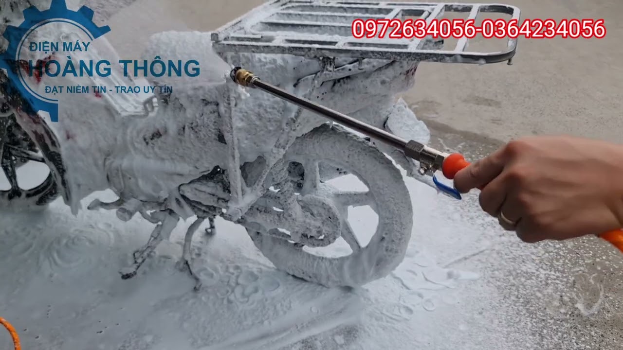 Bộ phun bọt tuyết Siêu Bọt quá đã