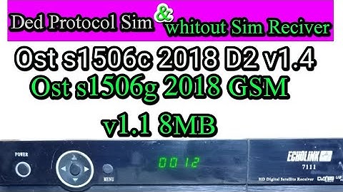 Echolink 7111 dish satellite receiver | how to repair dead satellite receiver | old go to protocol