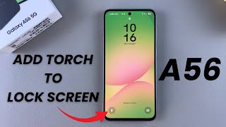 How To Add Torch To Lock Screen Of Samsung Galaxy A56 screenshot 1
