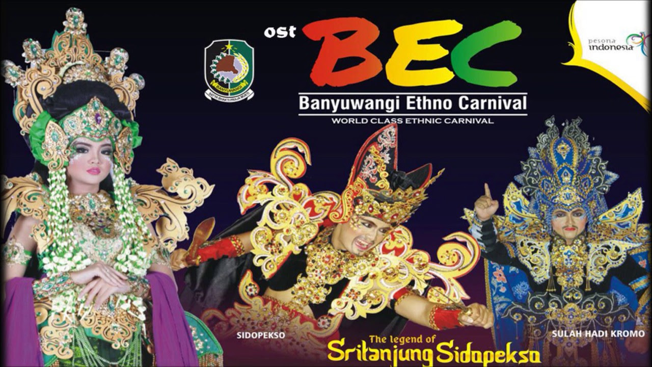 Music Theme Banyuwangi Ethno Carnival (BEC) 2016 Sritanjung Sidopekso