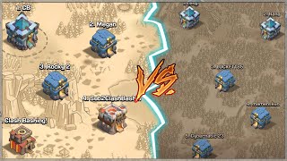 Fighting this MISMATCH with the RANDOM SPINNER! - 5v5 War (Clash of Clans) screenshot 5