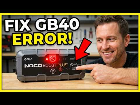 How To FIX Noco Boost Plus GB40 Red Light Error (EASY) 2026