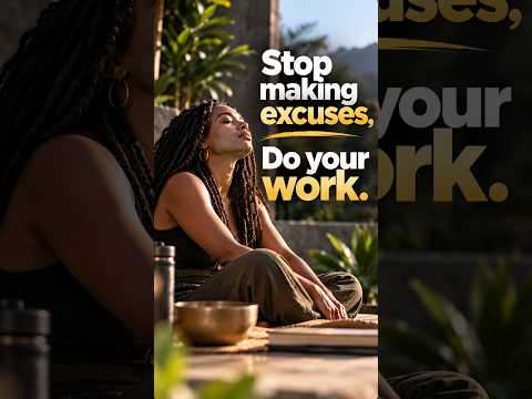 Stop making excuses, Do Your Work #shorts #shortsfeed #spiritualwork