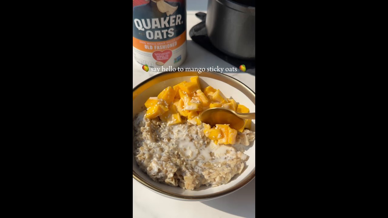 If mango sticky oats are wrong, we don’t wanna be rice.