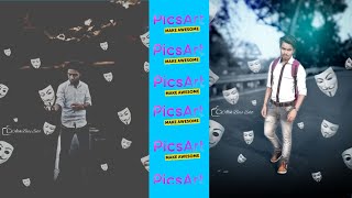 Hacker Joker Face Mask Editing 🎭 || PicsArt Tutorial || ALOK BOSS EDIT screenshot 4