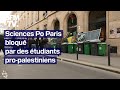 Des tudiants propalestiniens bloquent les locaux de sciences po paris