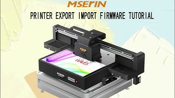 How to export and import firmware for UV printer导出，导入固件教程英文版