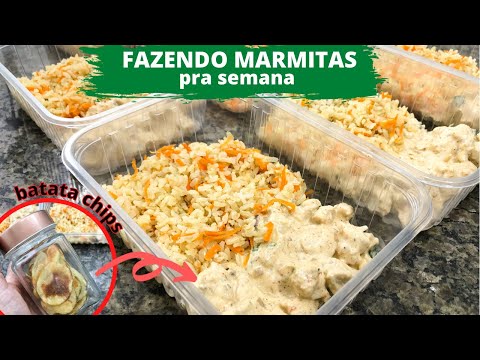 STROGONOFF DE FRANGO FIT | Como fazer marmitas fit pra semana toda