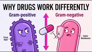 Gram Positive vs Gram Negative | Why Antibiotics Work Differently