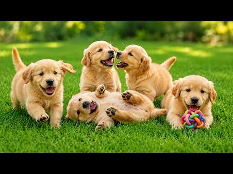 πΏ Cute Puppies Playing Outdoors | Beautiful Dog Video | Relaxing Dog Sounds