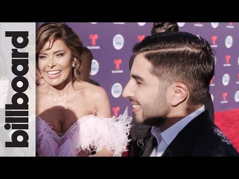 Joss Favela Discusses New Song with Becky G & Gets Photobombed by Gloria Trevi | Latin AMAs 2018