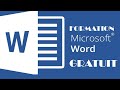 Formation microsoft word office   gratuit et complet