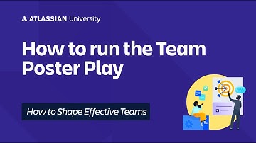 How to run the Team Poster Play | Atlassian University Training