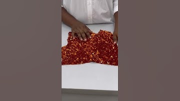 Fixing zippers in sequin and velvet