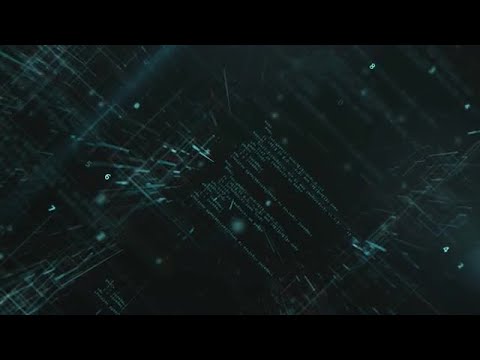 Digital Stream Code Stock Motion Graphics
