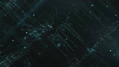 Digital Stream Code Stock Motion Graphics