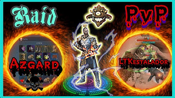 Raid / Isane / Defeating YouTuber Azgard / PvP / Frostborn (Magno)