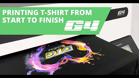 DTG G4 | Printing T-Shirt Start to Finish