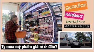 MỘT NGÀY CÙNG TY ĐI MUA MỸ PHẨM GIÁ RẺ + XỊN | TY LÊ