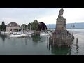 BSB Schiff &quot;Graf Zeppelin&quot; fährt in den von Hafen Lindau ein