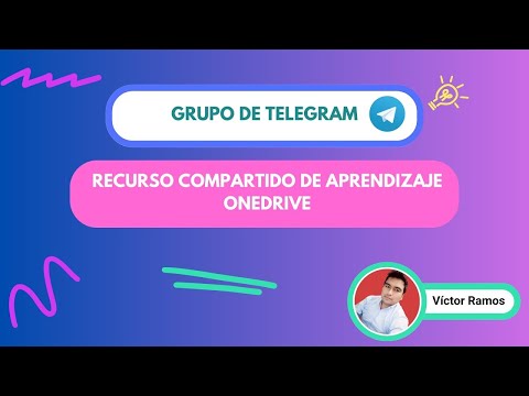 Participa del Grupo de Telegram para Usuarios que Tienen acceso al Compartido OneDrive 2023