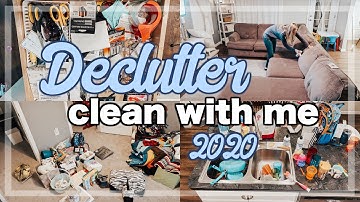 EXTREME CLEAN WITH ME 2020 / DECLUTTER / ULTIMATE CLEANING MOTIVATION / ALL DAY SPEED CLEANING