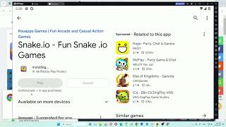 How to play Snake io Fun Snake  io Games  on PC computer easy screenshot 1