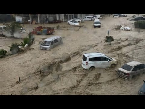 Turkey is sinking! ⚠️ Major floods destroy cars, homes and bridges in Sinop