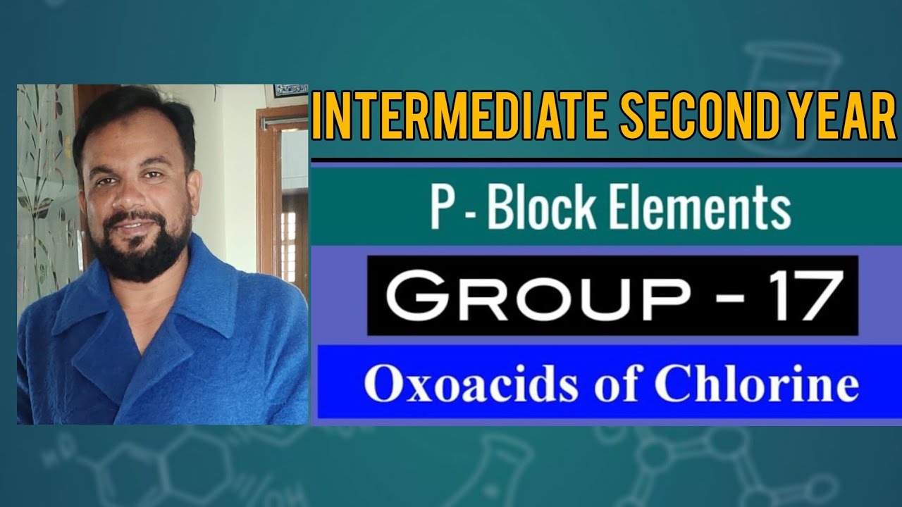 Group - 17 Elements || Important topic : Names & Structure of oxoacids of chlorine 