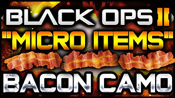Black Ops 2 | BACON Camo "Micro Items" - Nuketown 2025 & Personalization Packs (CoD: BO2)